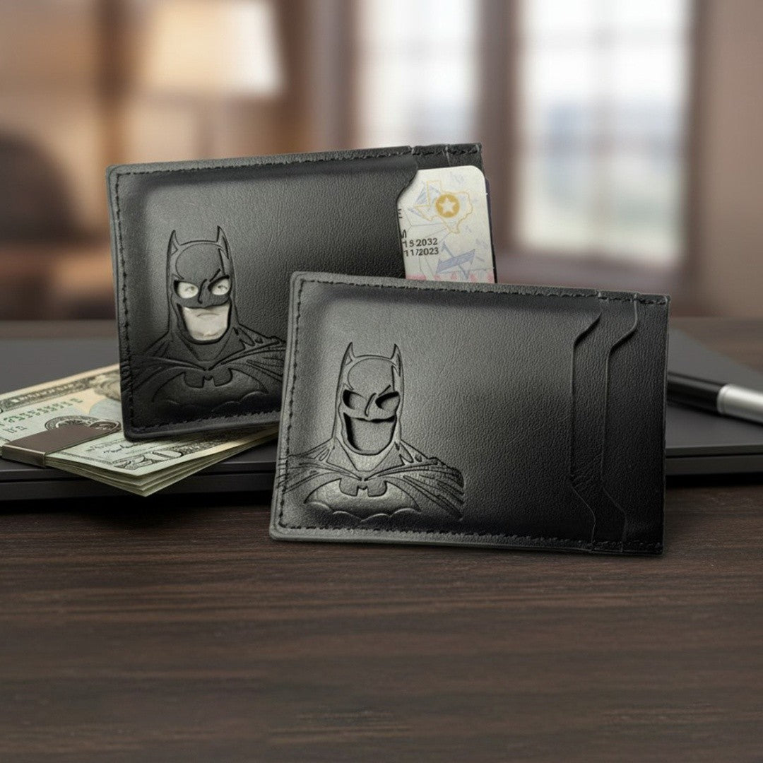 Batman Themed Cardholder Wallet Black